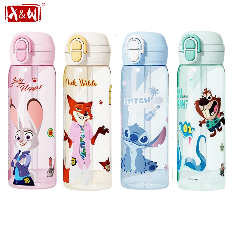 Running Gear For Kids - X&W สำหรับดิสนีย์ 580 มล. ขวดกีฬาสำหรับเด็ก ปราศจากสาร