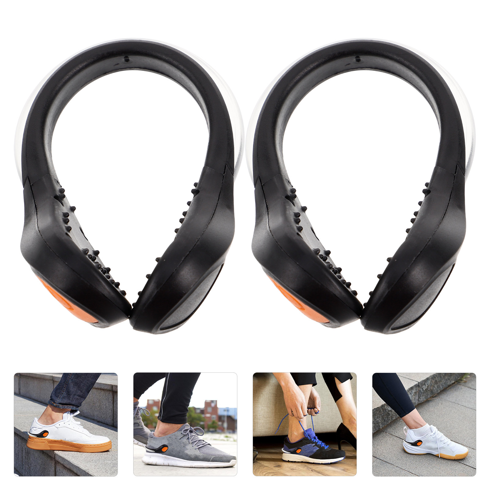 Running Gear Night - ไฟ LED ติดรองเท้า 2 ชิ้น อุปกรณ์วิ่งกลางคืน