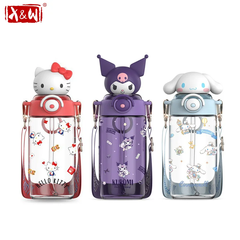 Running Gear For Kids - X&W Kawaii Sanrio Dolls Straw Cup
