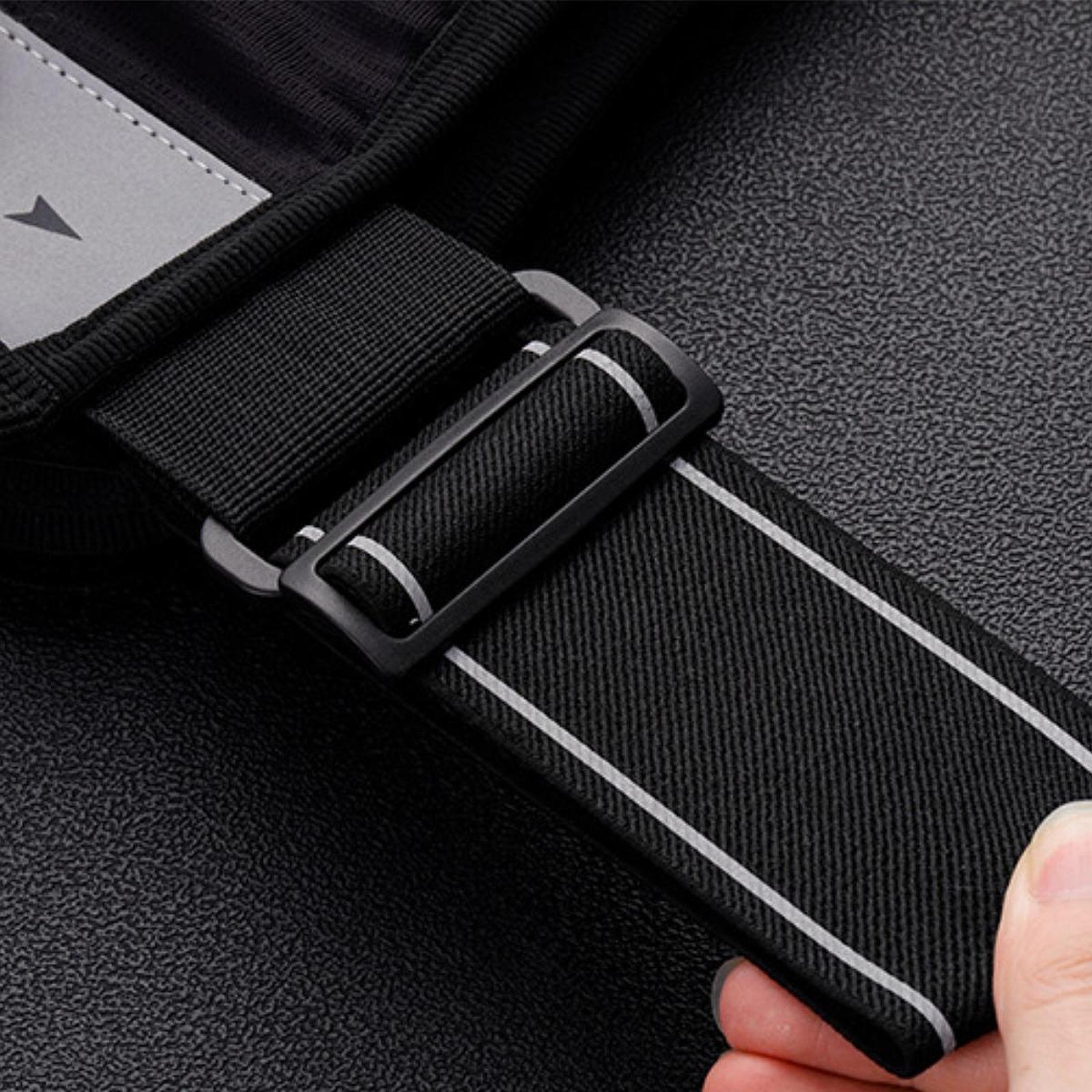 Running Gear Bag For Men - กระเป๋าเป้สะพายหลังสำหรับวิ่งและกีฬา ระบายอากาศได้ดี พร้อมซิปและแถบสะท้อนแสง อุปกรณ์สำหรับนักวิ่งมาราธอน นักปีนเขา และผู้หญิง