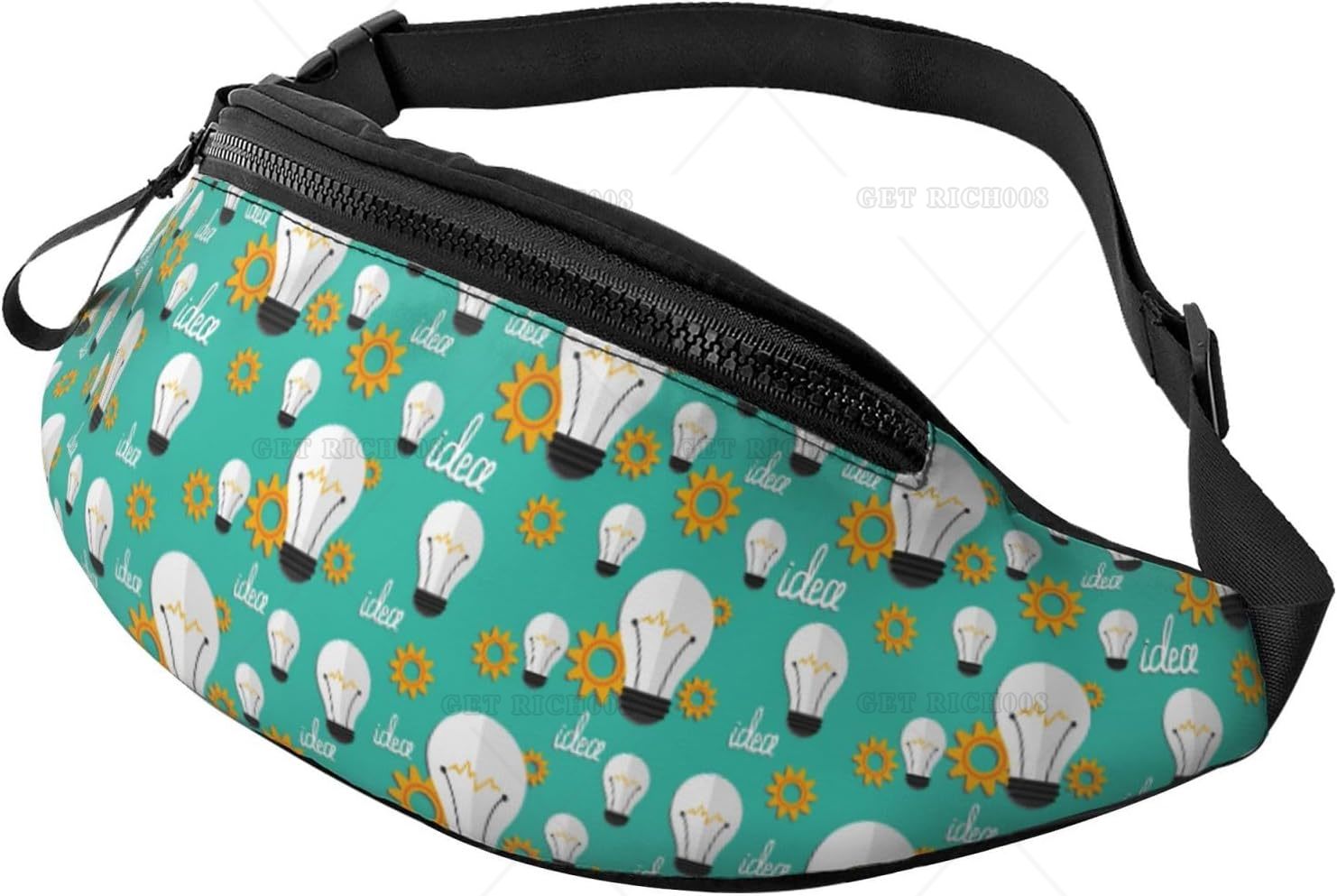 Running Gear Bag For Men - กระเป๋าสะพายข้าง Fanny Packs สําหรับผู้หญิงผู้ชายรูปแบบหลอดไฟเกียร์วิ่งกระเป๋าเข็มขัดกระเป๋าเดินทางเอวกระเป๋าสําหรับผู้หญิงผู้ชาย