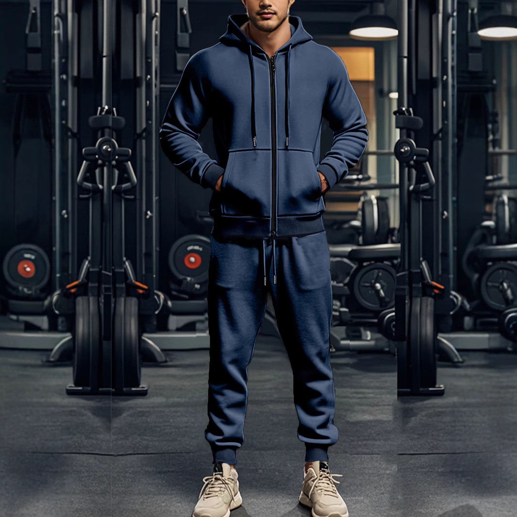 Running Gear Outfit - ชุดวิ่งฤดูหนาว Elite Comfort 2025 สำหรับผู้ชาย ชุดออกกำลังกายกันลม