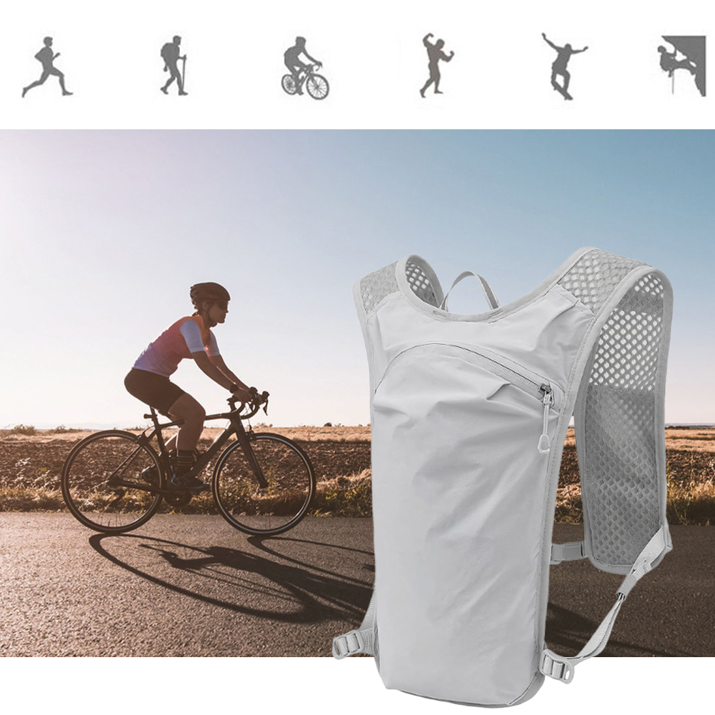 Running Gear Bag For Men - ผู้หญิงผู้ชายวิ่ง Hydration Vest Camping Hydration กระเพาะปัสสาวะกระเป๋าน้ําแพ็คกระเป๋าเป้สะพายหลังสําหรับ