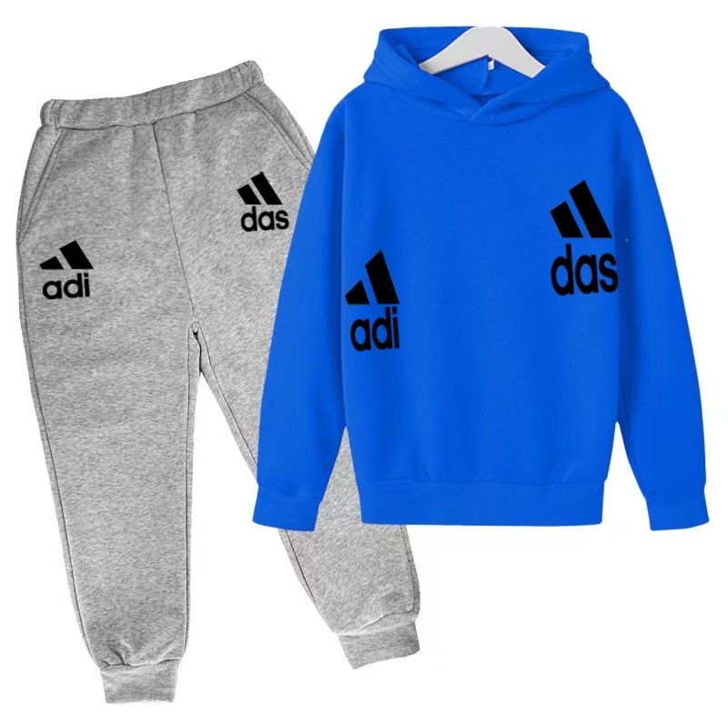 Running Gear For Kids - เสื้อสเวตเชิ้ต+กางเกงขายาว รุ่นล่าสุด สำหรับเด็กชายและเด็กหญิง อายุ 3-12 ปี