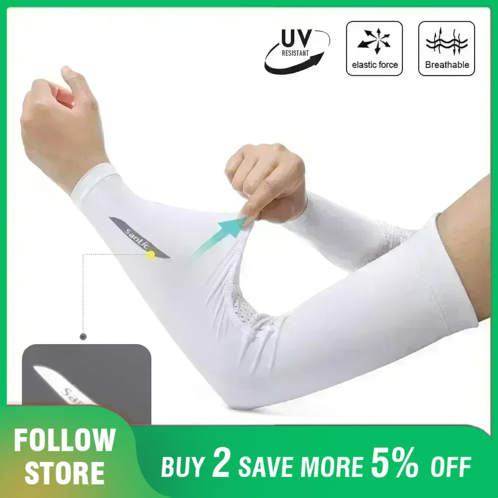 Santic กีฬาแขนบีบอัดแขนฤดูร้อน - Running Gear Satisfy บทวิจารณ์และราคา