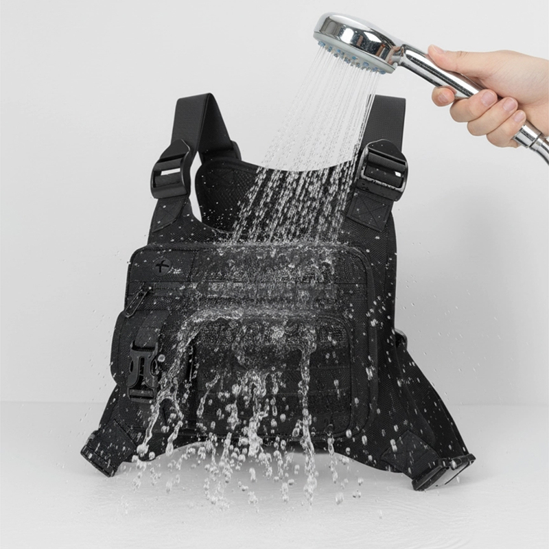 กระเป๋าคาดอกแบบยุทธวิธีสำหรับผ - Running Gear Bag For Men บทวิจารณ์และราคา