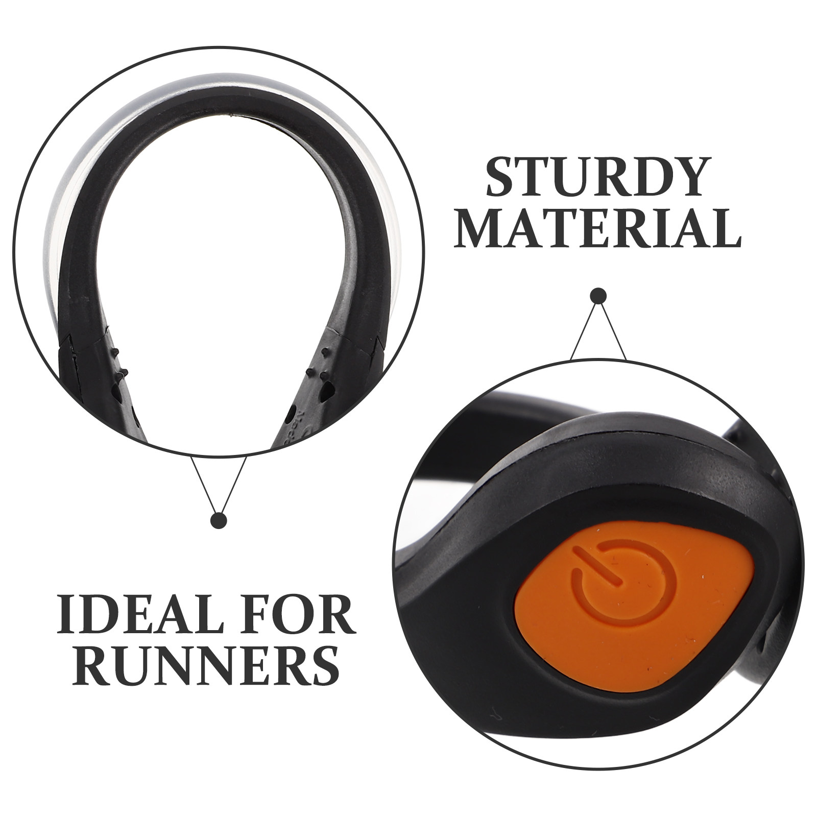 ไฟ LED ติดรองเท้า 2 ชิ้น อุปกร - Running Gear Night บทวิจารณ์และราคา