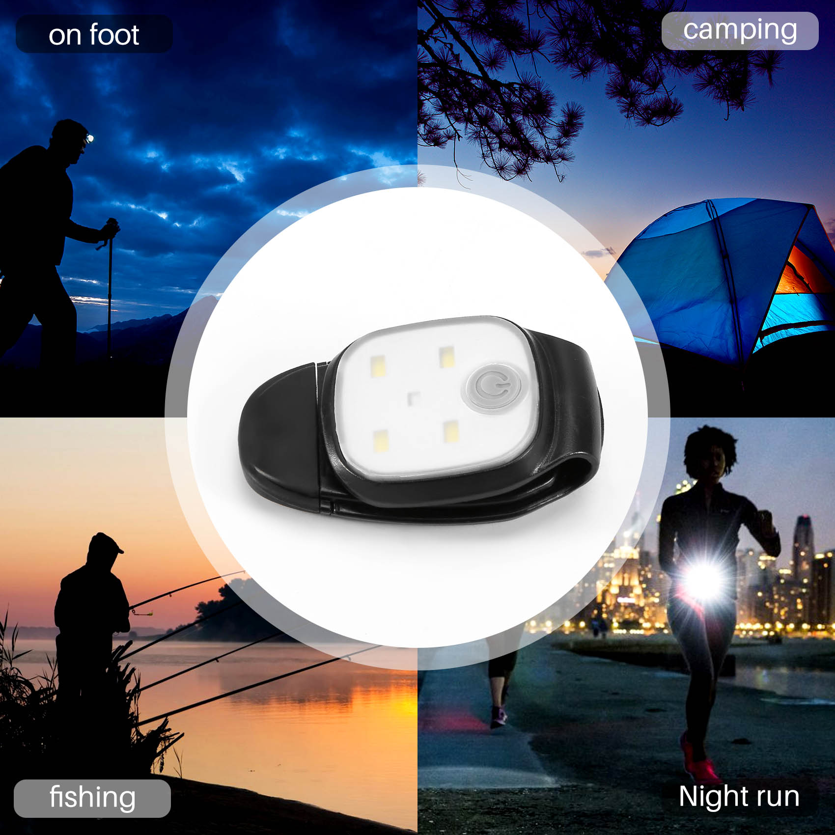ไฟวิ่งแบบหนีบ XSXS-Outdoor Nig - Running Gear Night บทวิจารณ์และราคา