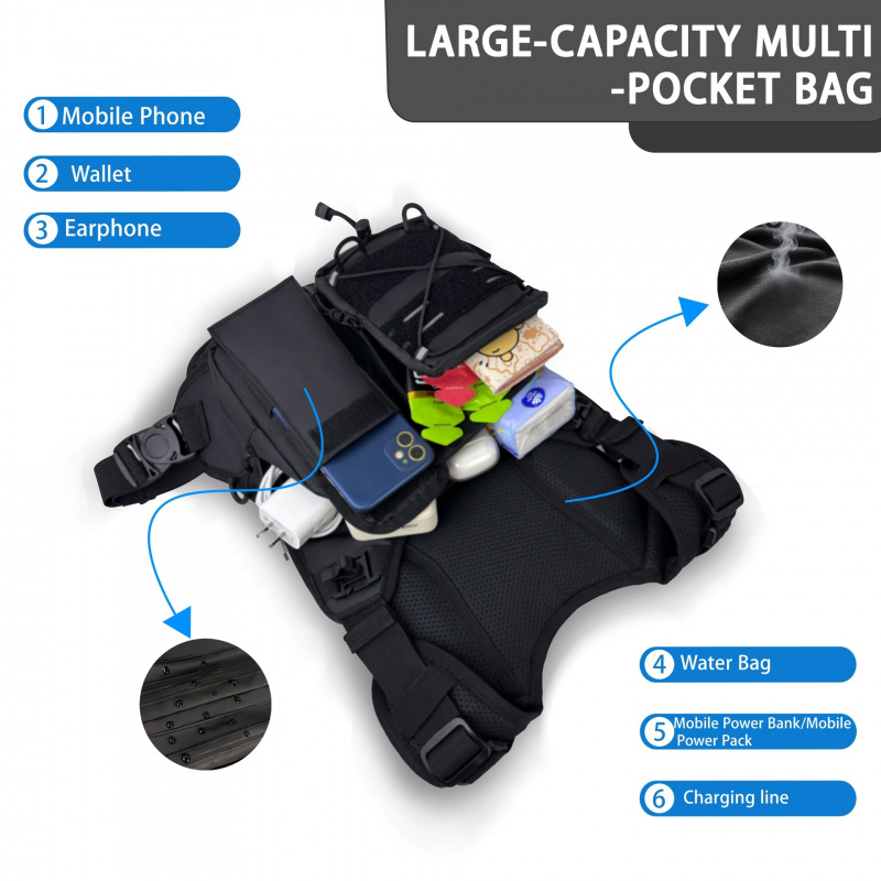 กระเป๋าคาดอกแบบยุทธวิธีรุ่นใหม - Running Gear Satisfy บทวิจารณ์และราคา
