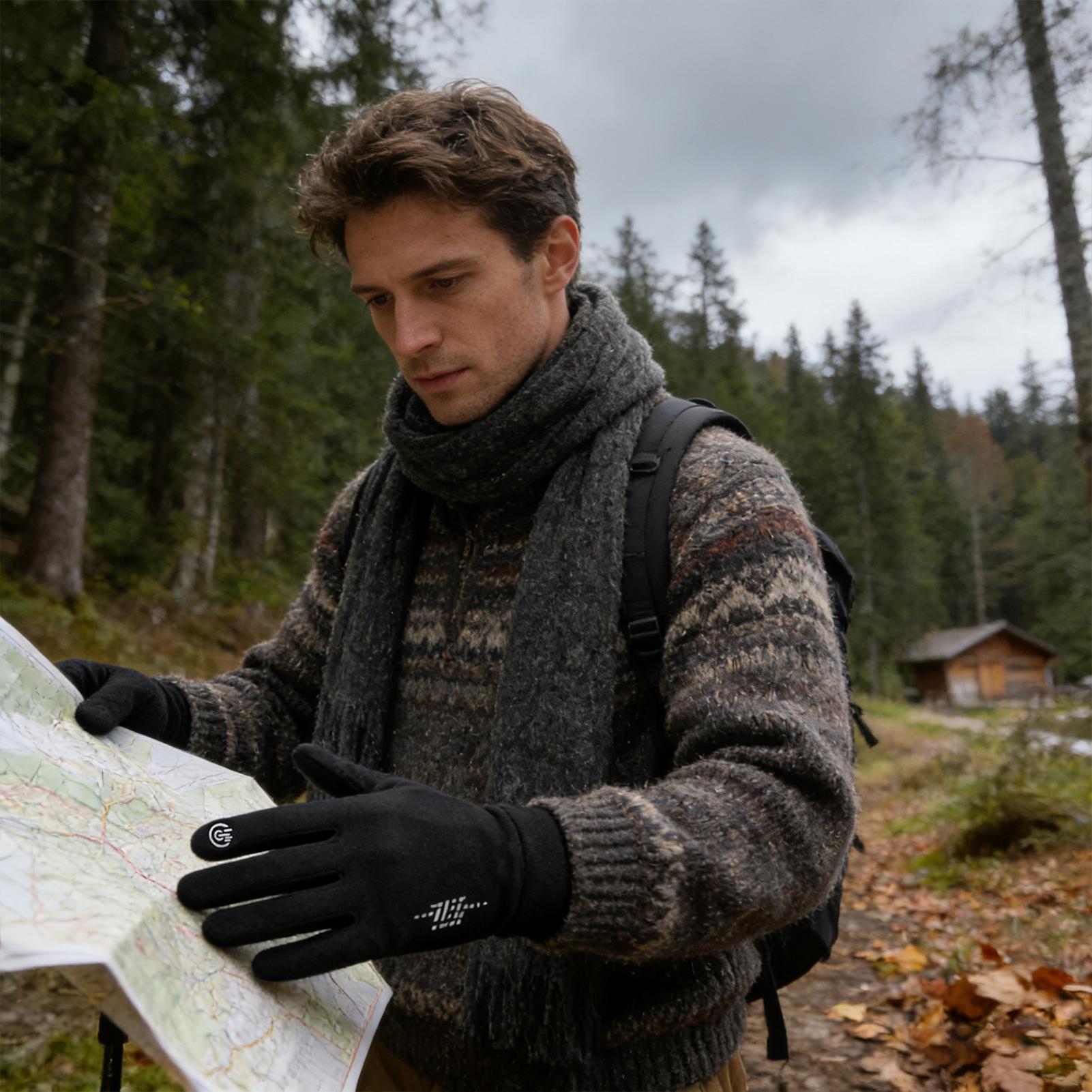 ถุงมือปั่นจักรยานฤดูหนาวแบบเต็ - Running Gear Cold Weather บทวิจารณ์และราคา