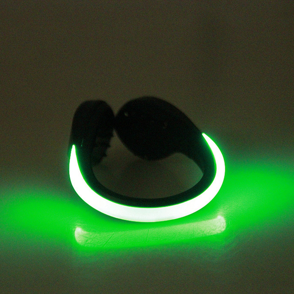 คลิปหนีบรองเท้า LED สีเขียว 1  - Running Gear Night บทวิจารณ์และราคา