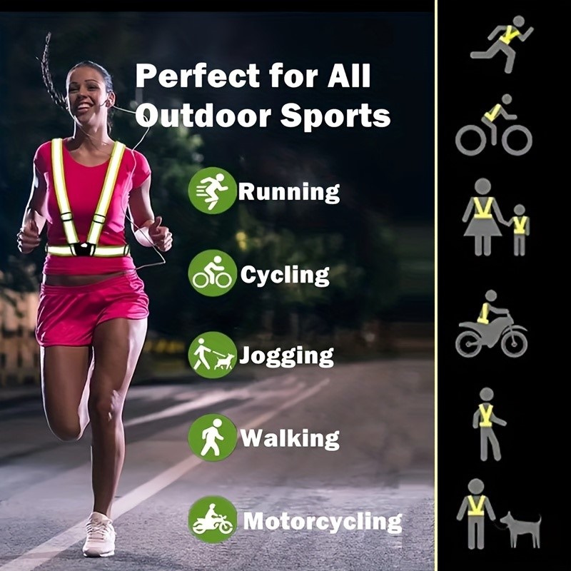 เสื้อกั๊กสะท้อนแสงเพื่อความปลอ - Running Gear Night บทวิจารณ์และราคา