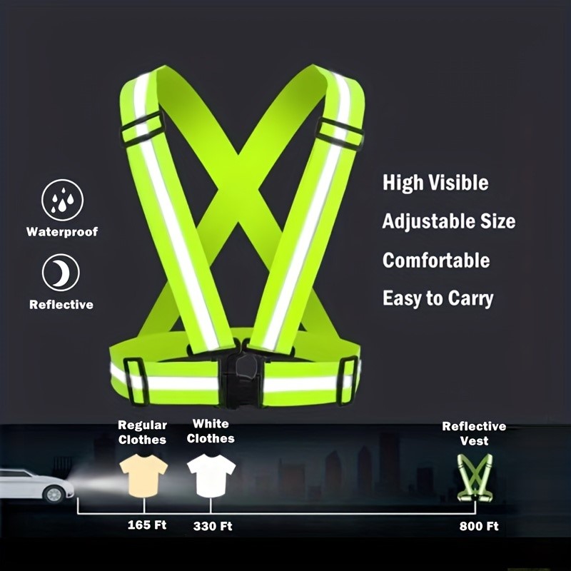 เสื้อกั๊กสะท้อนแสงเพื่อความปลอ - Running Gear Night บทวิจารณ์และราคา